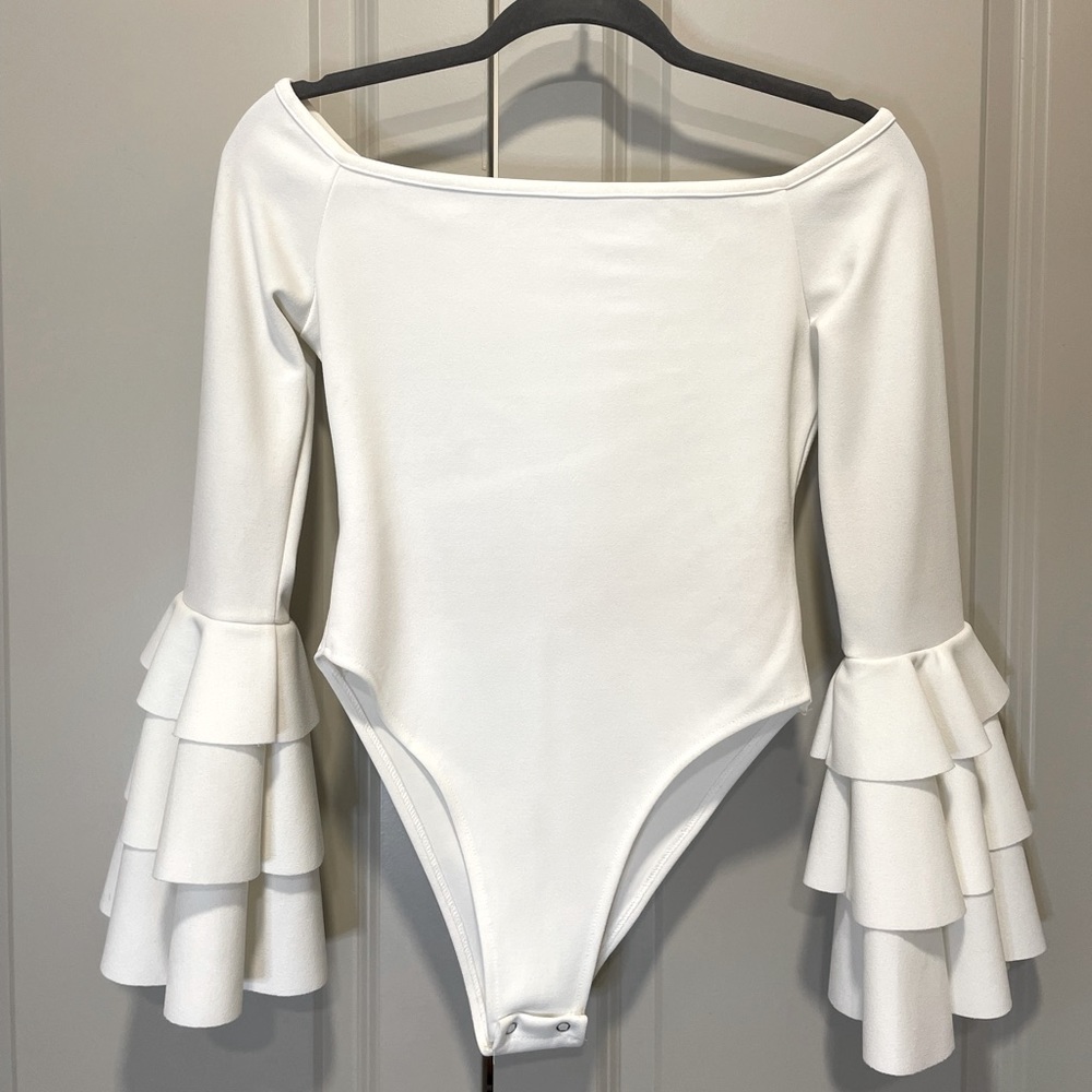 Women's White Bodysuit